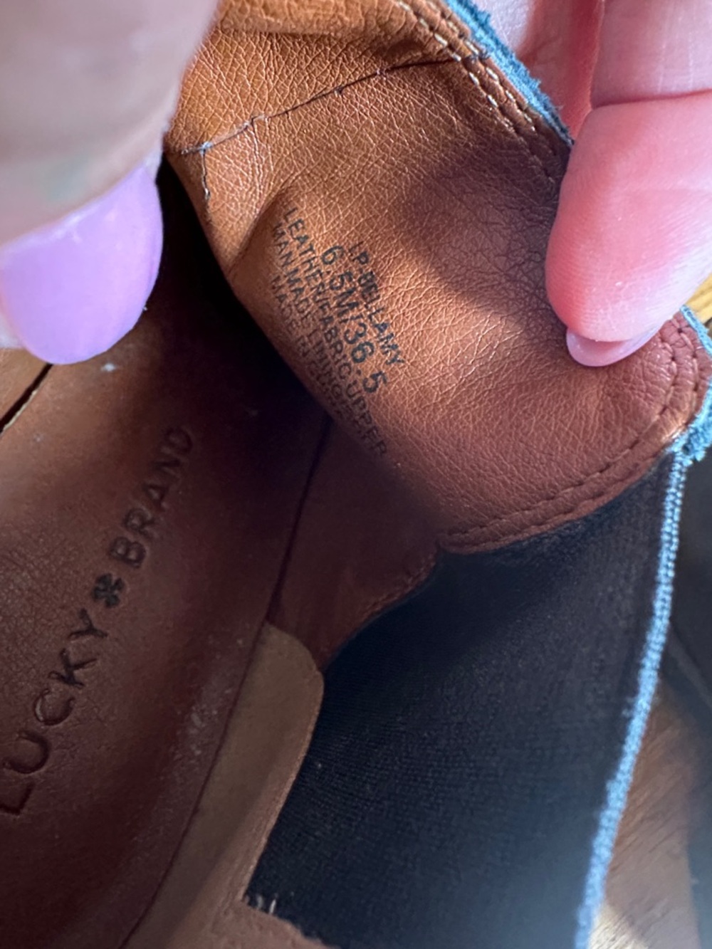 Lucky Brand Black Suede Ankle Booties - Picture 5 of 5